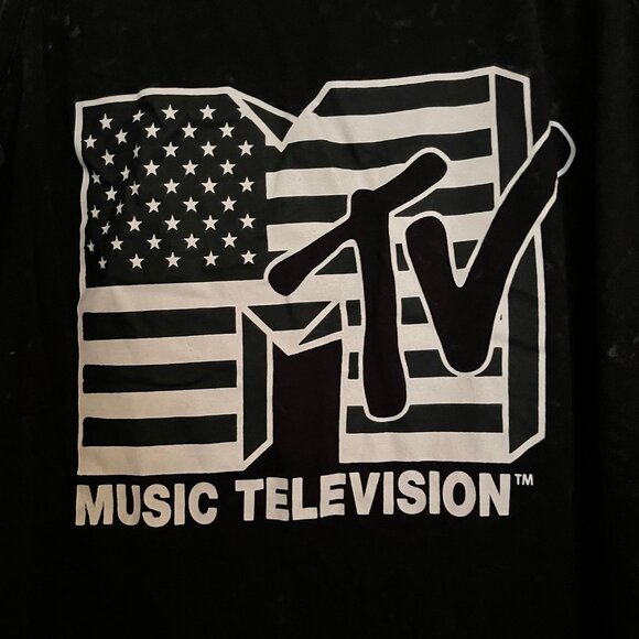 Size 4xl MTV Graphic Tank Top w/ Slashed Back - Picture 2 of 7